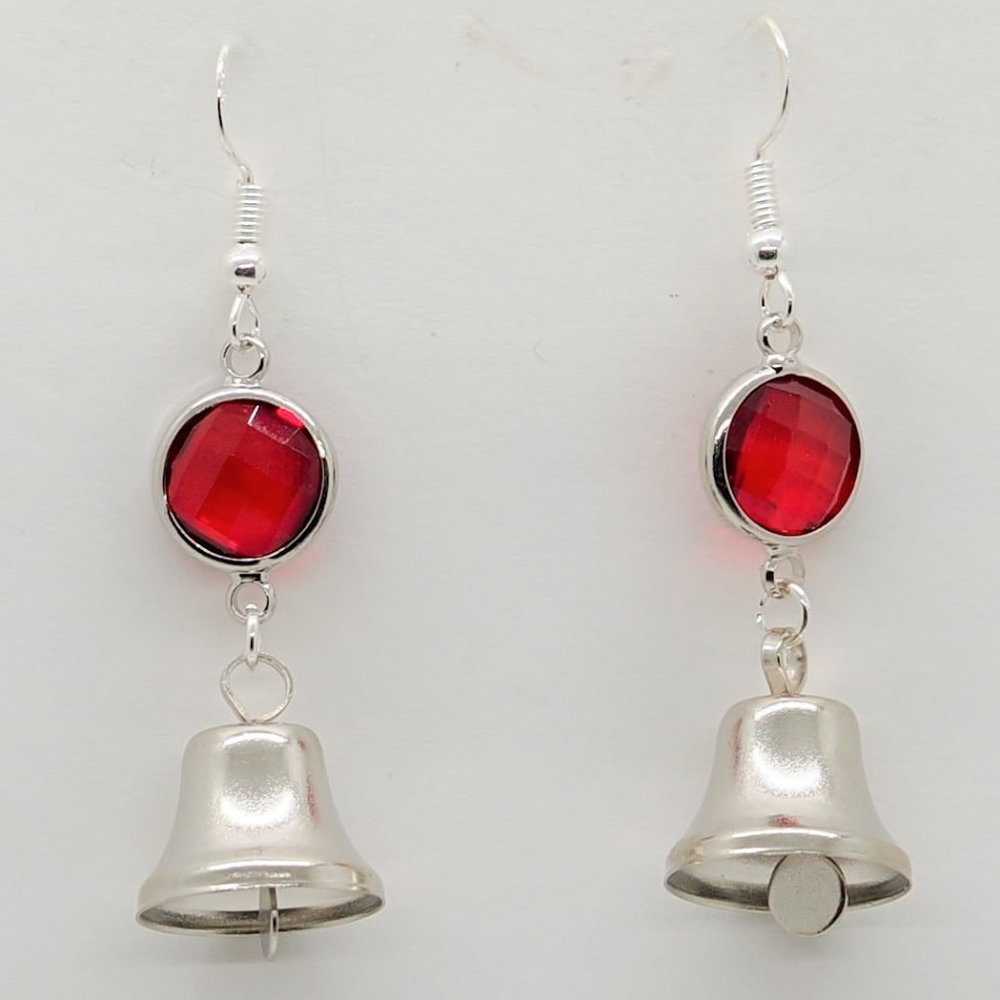 Red Bell Earrings